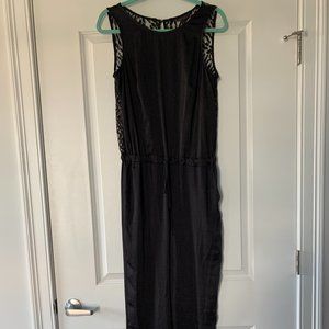 Black Lace Back Jumper